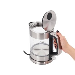ProfiCook Kedel 1.5liter Rustfrit stål/sort